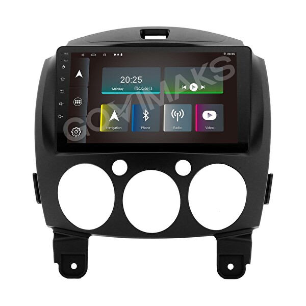 Govimaks Mazda 2 2008-2012 2 GB RAM 32 GB Hafıza Android Multimedia Teyp