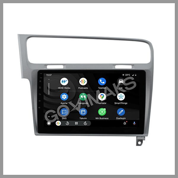 Govimaks Volkswagen Golf 7 Uyumlu Gri 2 GB RAM 32 GB Hafıza Android Multimedia Teyp