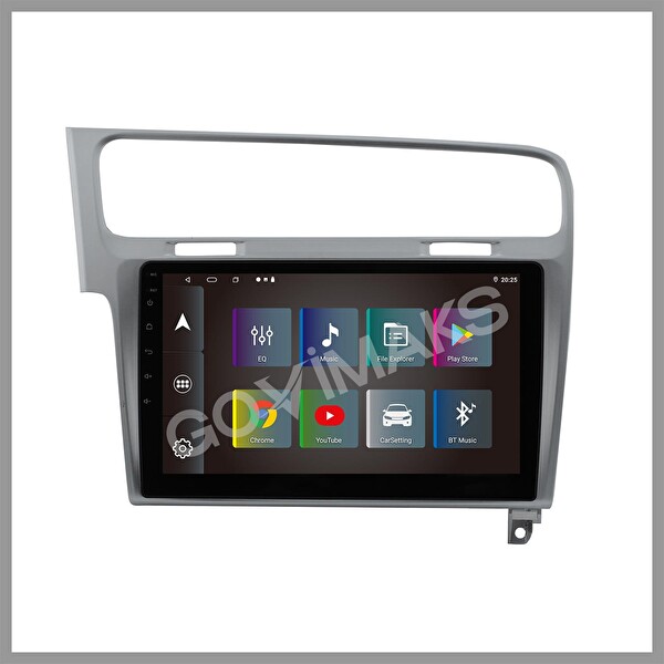 Govimaks Volkswagen Golf 7 Uyumlu Gri 2 GB RAM 32 GB Hafıza Android Multimedia Teyp