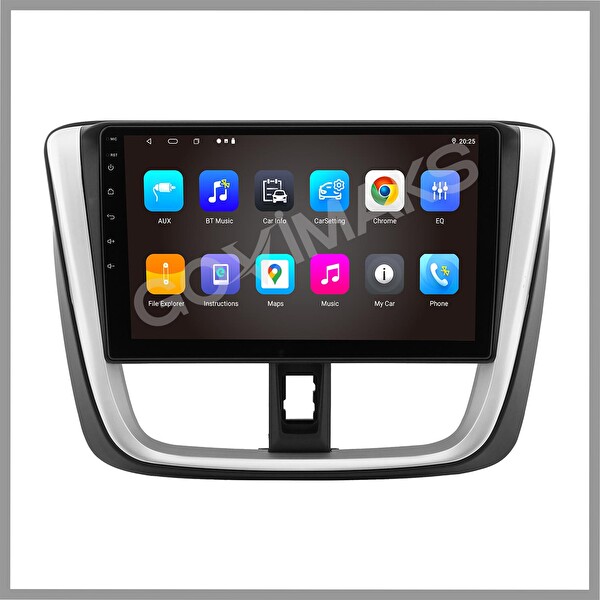 Govimaks Toyota Vios Yaris 2016-2019 Uyumlu 4 GB RAM 64 Hafıza Android Multimedia Teyp