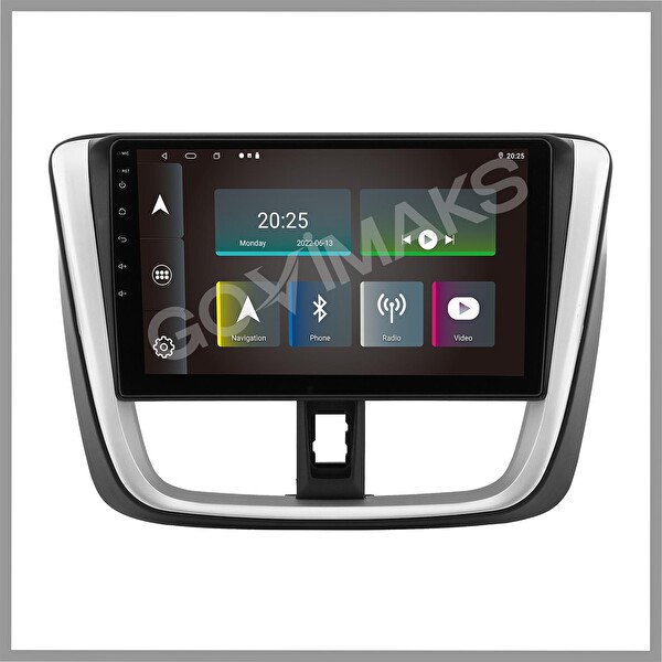 Govimaks Toyota Vios Yaris 2016-2019 Uyumlu 4 GB RAM 64 Hafıza Android Multimedia Teyp