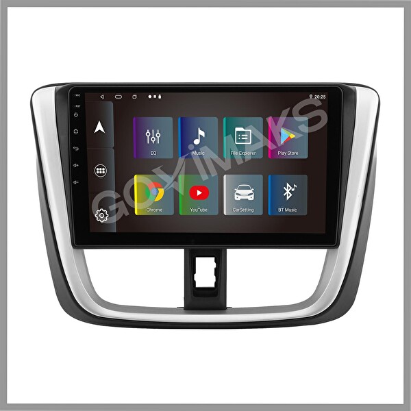 Govimaks Toyota Vios Yaris 2016-2019 Uyumlu 4 GB RAM 64 Hafıza Android Multimedia Teyp