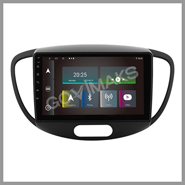Govimaks Hyundai İ10 2006-2012 2 GB RAM 32 GB Hafıza Android Multimedia Teyp