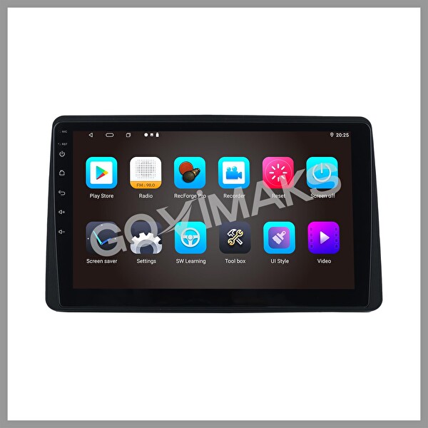 Govimaks Dacia Duster 2018-2023 4 GB RAM 64 GB Hafıza Android Multimedia Teyp