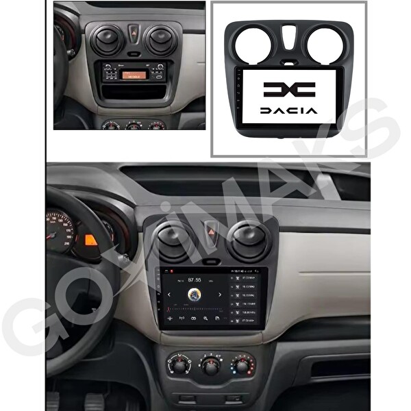 Govimaks Dacia Dokker 2013-2021 2 GB RAM 32 GB Hafıza Android Multimedia Teyp