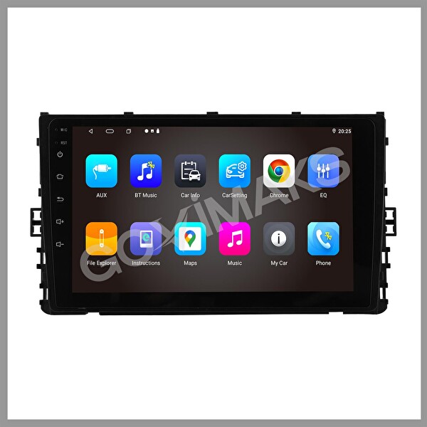 Govimaks Volkswagen Transporter 2018-2022 Uyumlu 2 GB RAM 32 GB Hafıza Android Multimedia Teyp