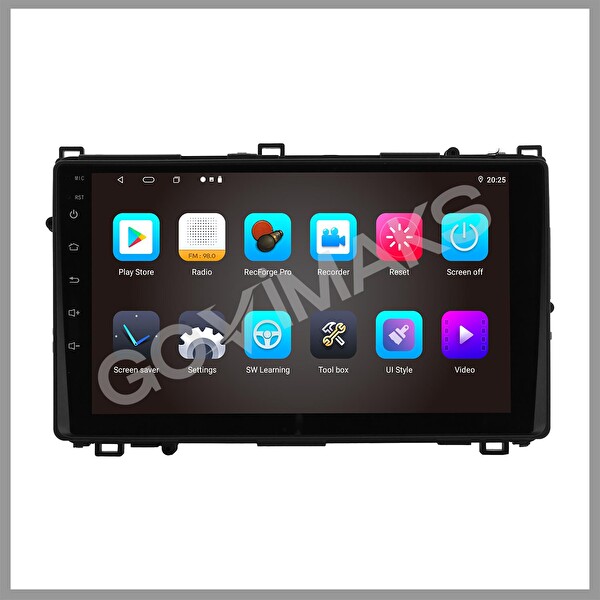 Govimaks Toyota Auris 2018 Uyumlu 2 GB RAM 32 GB Hafıza Android Multimedia Teyp