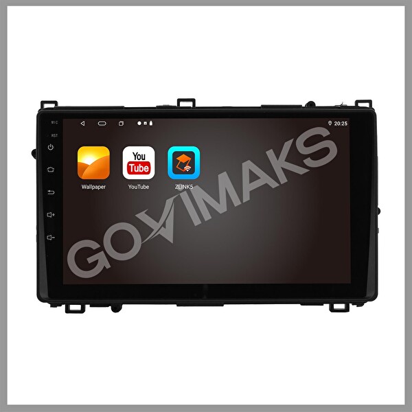 Govimaks Toyota Auris 2018 Uyumlu 2 GB RAM 32 GB Hafıza Android Multimedia Teyp