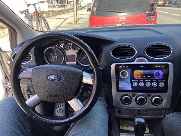 Ford Focus 2 Manuel (2005-2011) 9'' Android 2+32 GB 4 Çekirdek WiFi/BT 5.4 Kablosuz CarPlay HD Kameralı