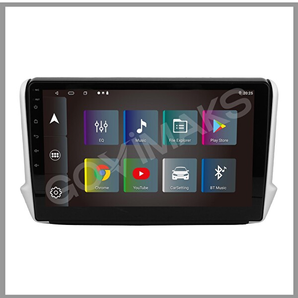 Govimaks Peugeot 2008 -2013-2019 Uyumlu 2 GB RAM 32 GB Hafıza Android Multimedia Teyp