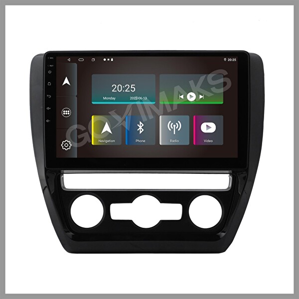 Govimaks Volkswagen Jetta 2012-2019 Manuel Uyumlu 2GB RAM 32GB Hafıza Android Multimedia