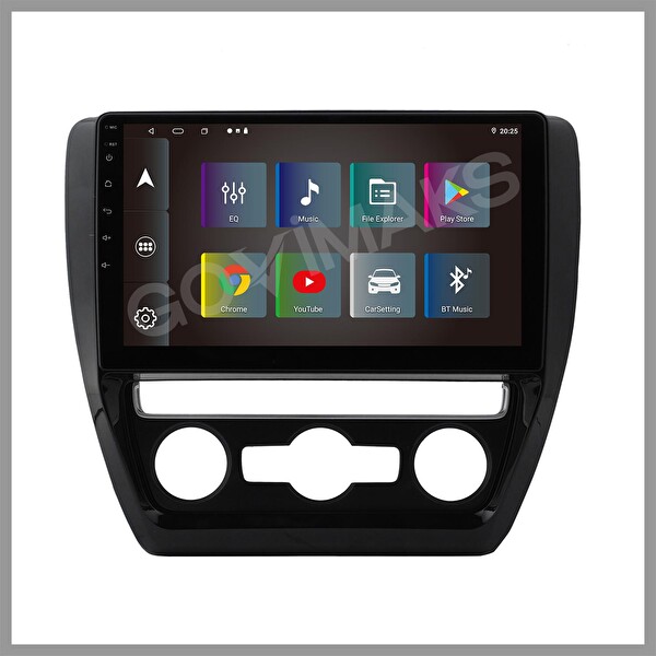 Govimaks Volkswagen Jetta 2012-2019 Manuel Uyumlu 2GB RAM 32GB Hafıza Android Multimedia