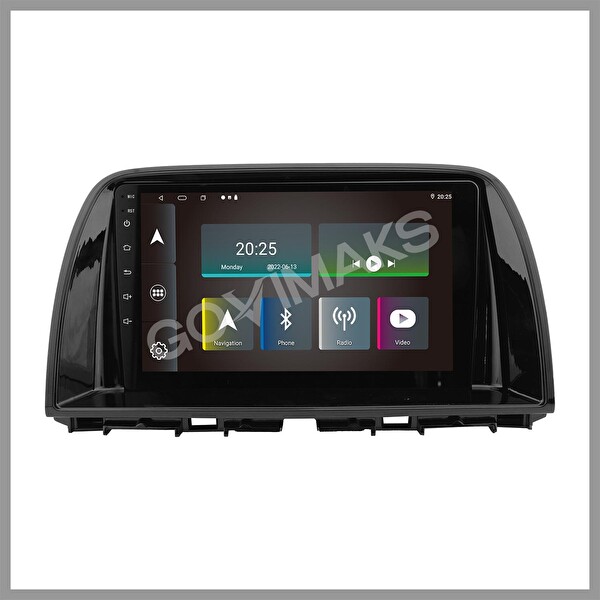 Govimaks Mazda CX 5 2012-2017 Uyumlu 2 GB RAM 32 GB Hafıza Android Multimedia Teyp