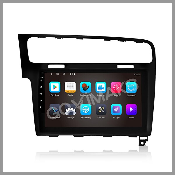 Govimaks Volkswagen GOLF 7 2012-2020 Uyumlu P. Black 4 GB RAM 64 GB Hafıza Android Multimedia
