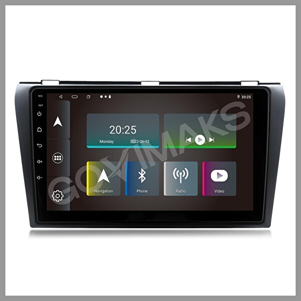 Govimaks Mazda 3 2004-2009 4 GB RAM 64 GB Hafıza Android Multimedia Teyp
