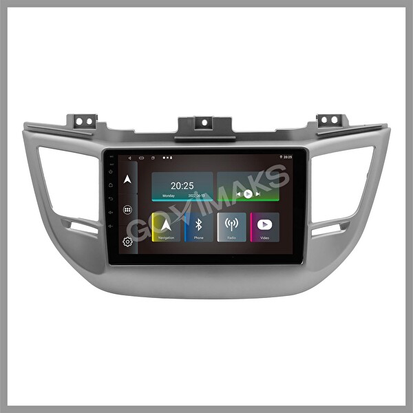 Govimaks Hyundai Tucson 2015-2018 Silver 2 GB RAM 32 GB Hafıza Android Multimedia Teyp