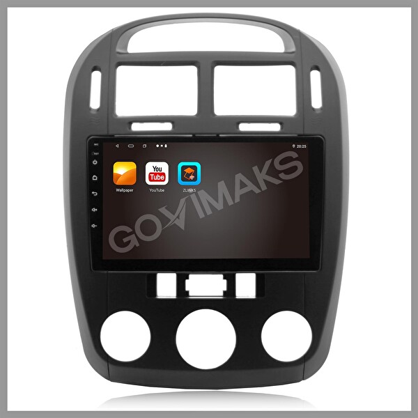 Govimaks Kia Cerato Siyah Analog 2006-2009 2 GB RAM 32 GB Hafıza Android Multimedia Teyp