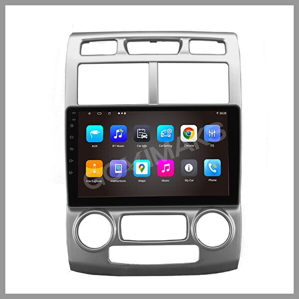 Govimaks Kia Sportage 2007-2010 Gri Dijital 2 GB RAM 32 GB Hafıza Android Multimedia Teyp