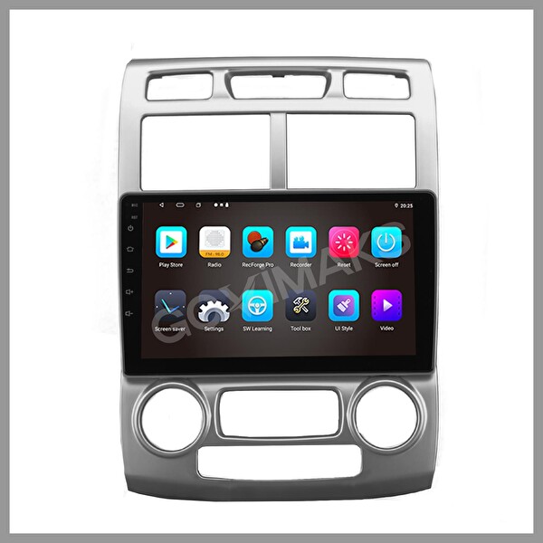 Govimaks Kia Sportage 2007-2010 Gri Dijital 2 GB RAM 32 GB Hafıza Android Multimedia Teyp