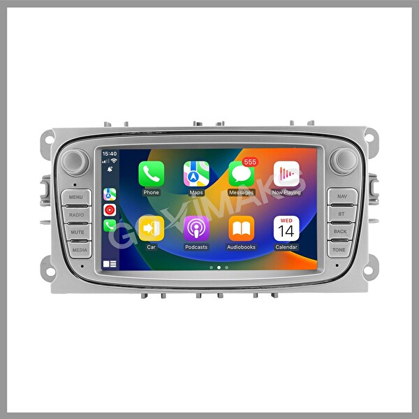 Govimaks Ford CONNECT-Mondeo-FOCUS OVAL GRİ 2 GB RAM 32 GB Hafıza Android Multimedia Teyp