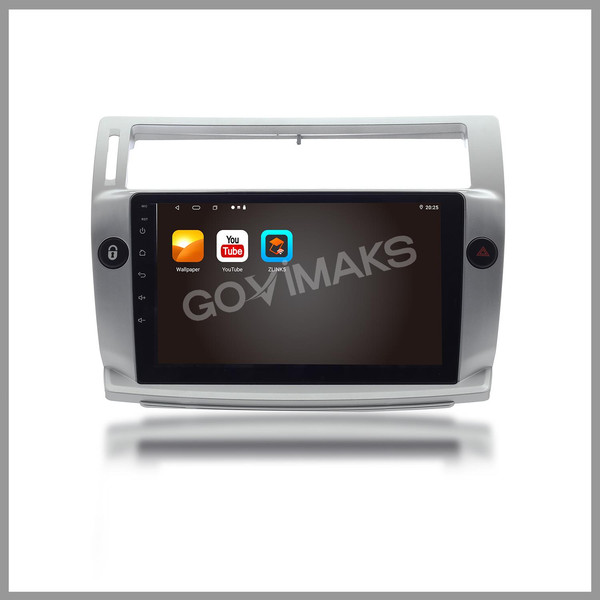Govimaks Citröen C4 2005-2010 Gri 2 GB RAM 32 GB Hafıza Android Multimedia Teyp