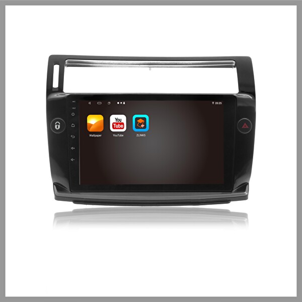 Govimaks Citröen C4 2005-2010 Siyah 6 GB RAM 128 GB Hafıza Android Multimedia Teyp