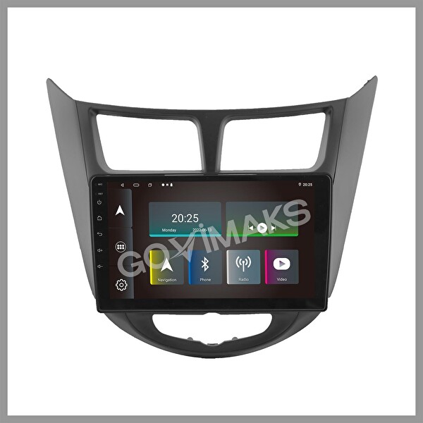 Govimaks Hyundai Blue Siyah 6 GB RAM 128 GB Hafıza Android Multimedia Teyp