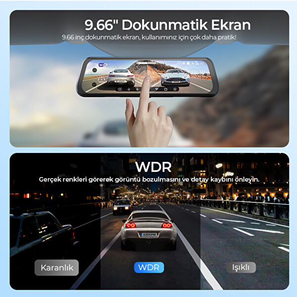 Azdome AR09 4K 2 Kanallı 9.6