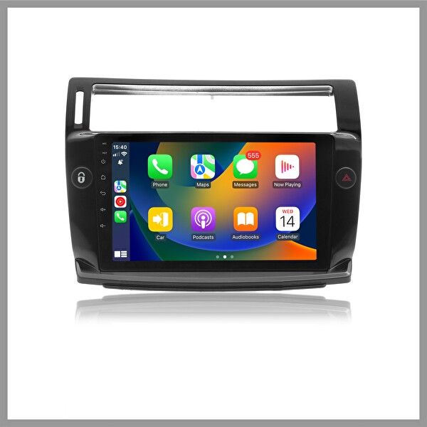 Govimaks Citroen C4 2005-2010 Siyah 4 GB RAM 64 GB Hafıza Android Multimedia Teyp