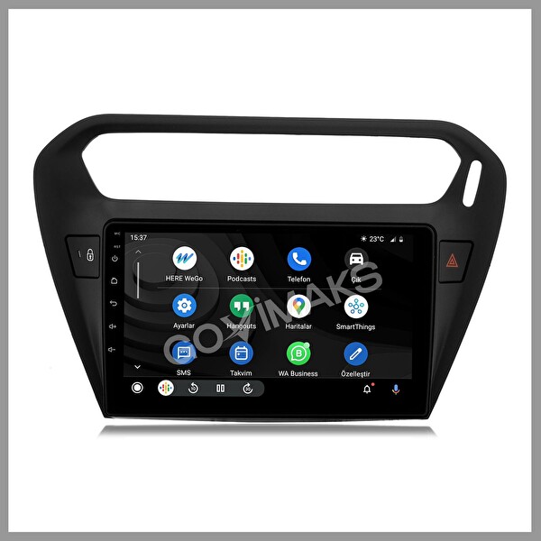 Govimaks Citroen C-Elysee Siyah 2012-2023 2 GB RAM 32 GB Hafıza Android Multimedia Teyp