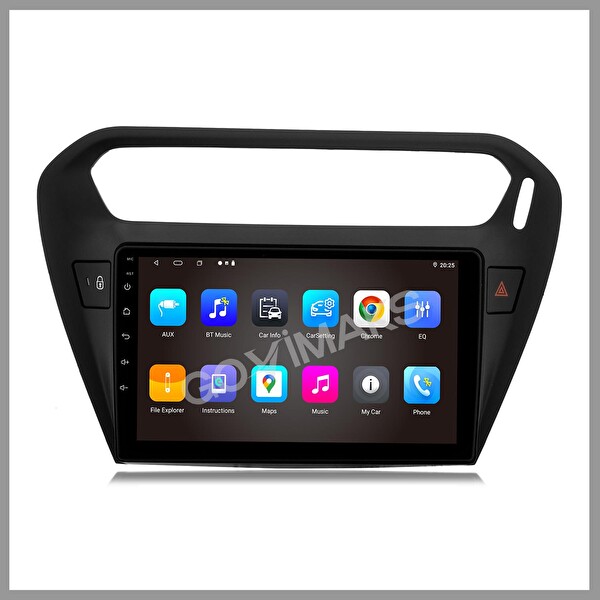 Govimaks Citroen C-Elysee Siyah 2012-2023 2 GB RAM 32 GB Hafıza Android Multimedia Teyp