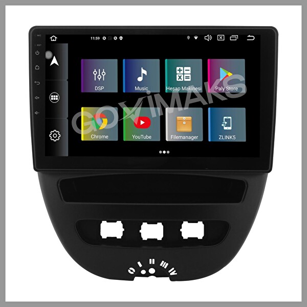 Govimaks Citroen C1 2007-2013 2 GB RAM 32 GB Hafıza Android Multimedia Teyp