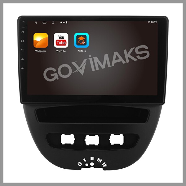 Govimaks Citroen C1 2007-2013 2 GB RAM 32 GB Hafıza Android Multimedia Teyp