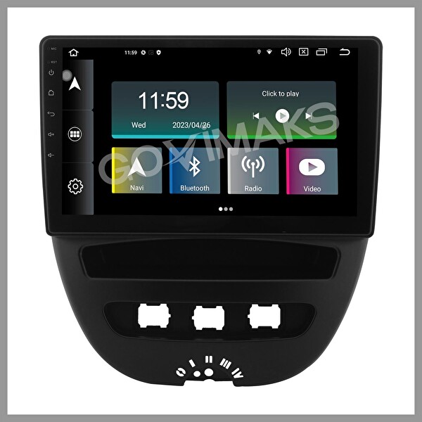 Govimaks Citroen C1 2007-2013 2 GB RAM 32 GB Hafıza Android Multimedia Teyp