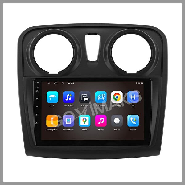 Govimaks Dacia Sandero 2013-2021 6 GB RAM 128 GB Hafıza Android Multimedia Teyp