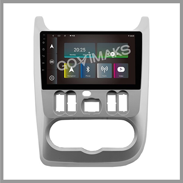 Govimaks Dacia Sandero / Duster 2010-2013 4 GB RAM 64 GB Hafıza Android Multimedia Teyp