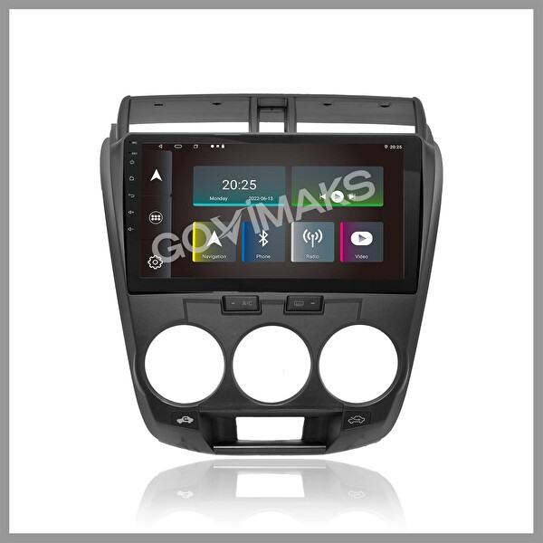 Govimaks Honda City 2009-2011 Manuel 4 GB RAM 64 GB Hafıza Android Multimedia Teyp