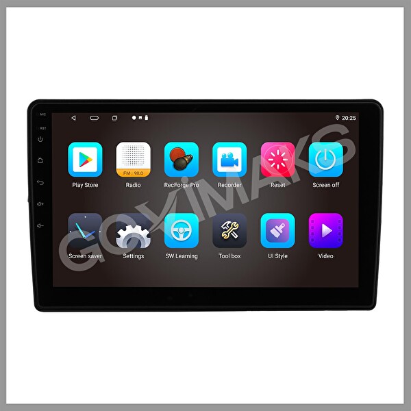 Govimaks Toyota Auris 2007 - 2012 Uyumlu 6 GB RAM 128 GB Hafıza Android Multimedia Teyp