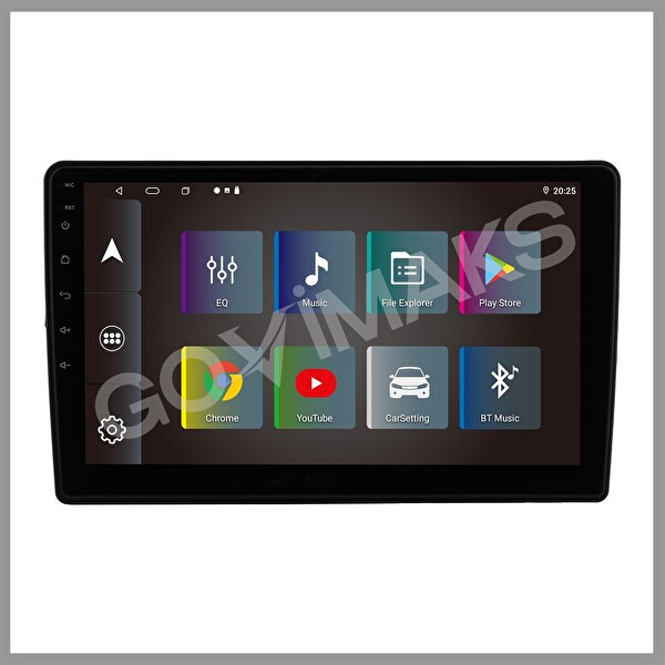 Govimaks Toyota Auris 2007 - 2012 Uyumlu 6 GB RAM 128 GB Hafıza Android Multimedia Teyp