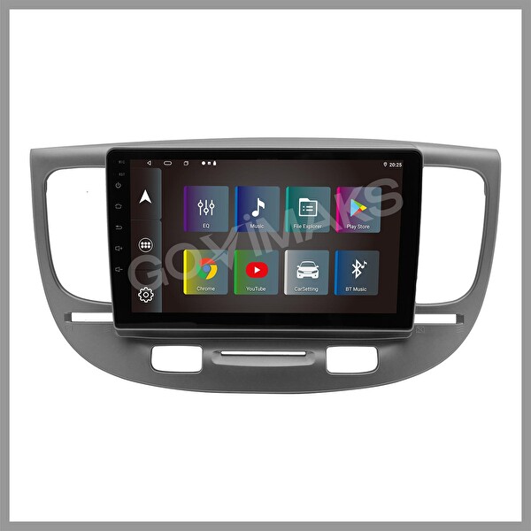 Govimaks Kia Rio 2005-2011 6 GB RAM 128 GB Hafıza Android Multimedia Teyp