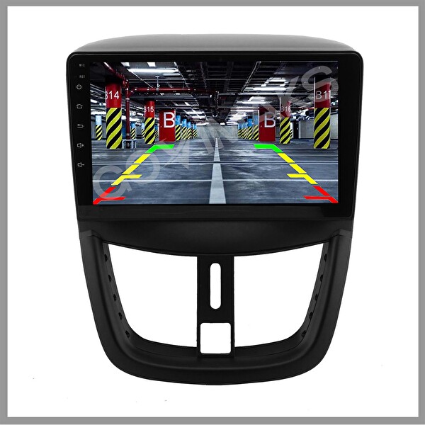 Govimaks Peugeot 207 2006-2012 Uyumlu 4 GB RAM 64 GB Hafıza Android Multimedia Teyp