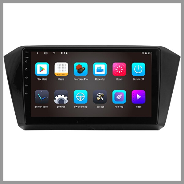 Govimaks Volkswagen Passat B8 Uyumlu Piano Black 6GB RAM 128GB Hafıza Android Multimedia