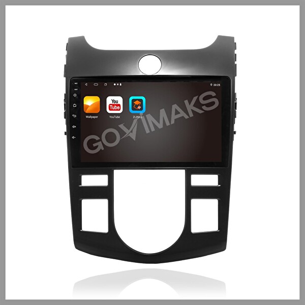 Govimaks Kia Cerato Forte Siyah 2008-2012 4 GB RAM 64 GB Hafıza Anroid Multimedia Teyp