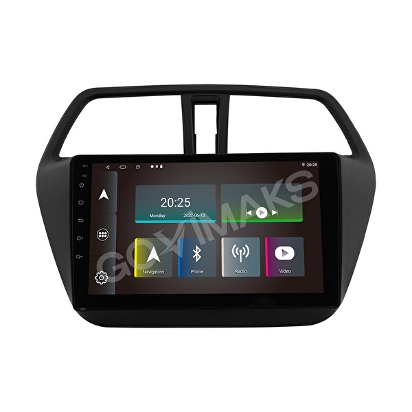 Govimaks Suzuki SX4/ S-CROSS 2013-2015 Uyumlu 2 GB RAM 32 GB Hafıza Android Multimedia Teyp