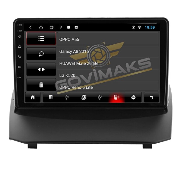 Govimaks Ford Fiesta 2009-2012 Uyumlu 4 GB RAM 64 GB Hafıza Android Multimedia Teyp