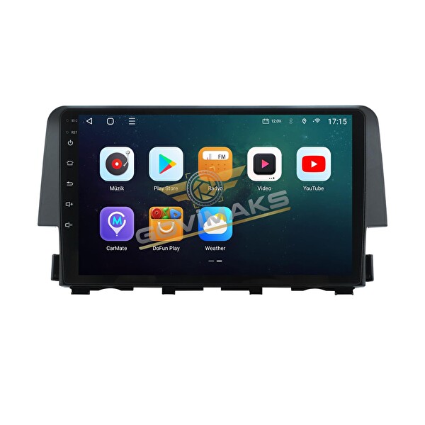 Govimaks Honda Civic FC5 2016-2021 Uyumlu 2 GB RAM 32 GB Hafıza Android Multimedia Teyp