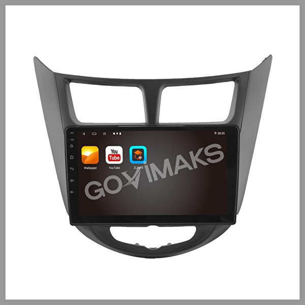 Govimaks Hyundai Accent Blue Uyumlu Siyah 4 GB RAM 64 GB Hafıza Android Multimedia Teyp