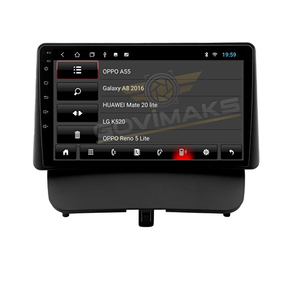 Govimaks Ford Courier Delüx Paket Uyumlu 2 GB RAM 32 GB Hafıza Android Multimedia Teyp