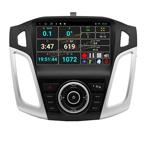 Govimaks Ford Focus 3 /3.5 /4 2012-2018 Uyumlu 6 GB RAM 128 GB Hafıza Android Multimedia Teyp