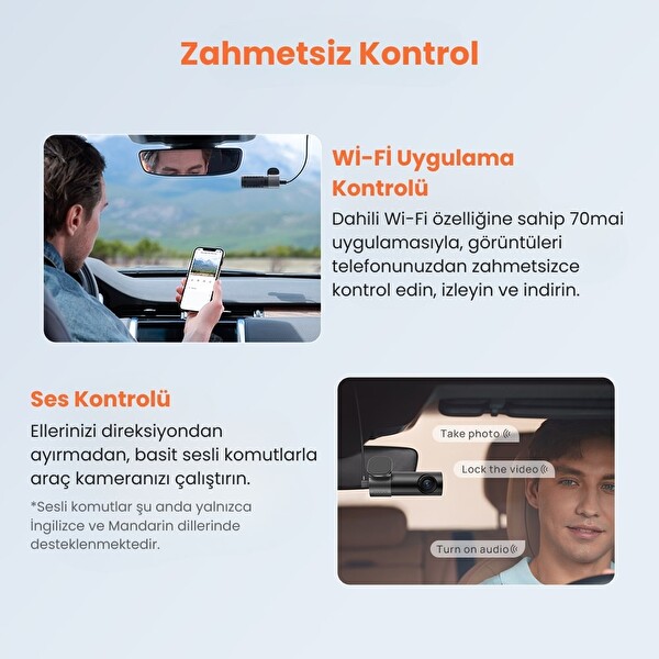 70Mai M310 2K Ön Araç Kamerası